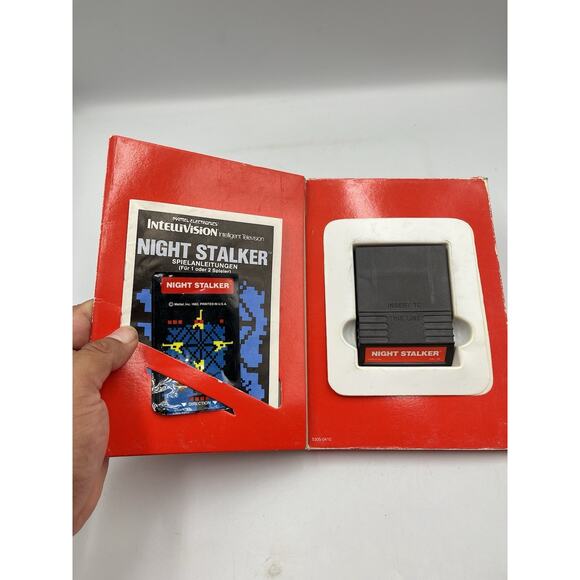 Night Stalker (Mattel Intellivision, 1982) Complete With Overlays Tested - Picture 6 of 6